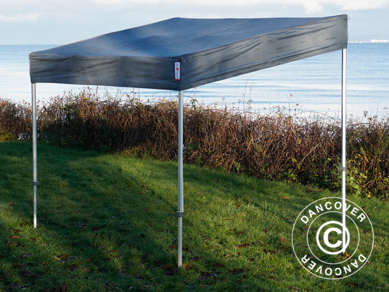 Quick-up telt FleXtents PRO Trapezo 2x3m Grå, inkl. 4 sider