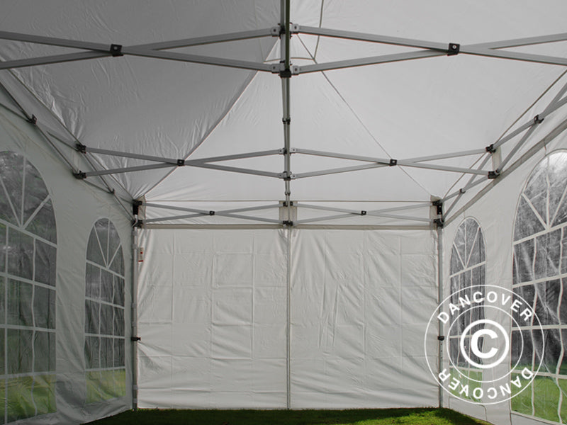 Quick-up telt FleXtents Xtreme 50 Vintage Style 3x6m Hvit, inkl. 6 sider