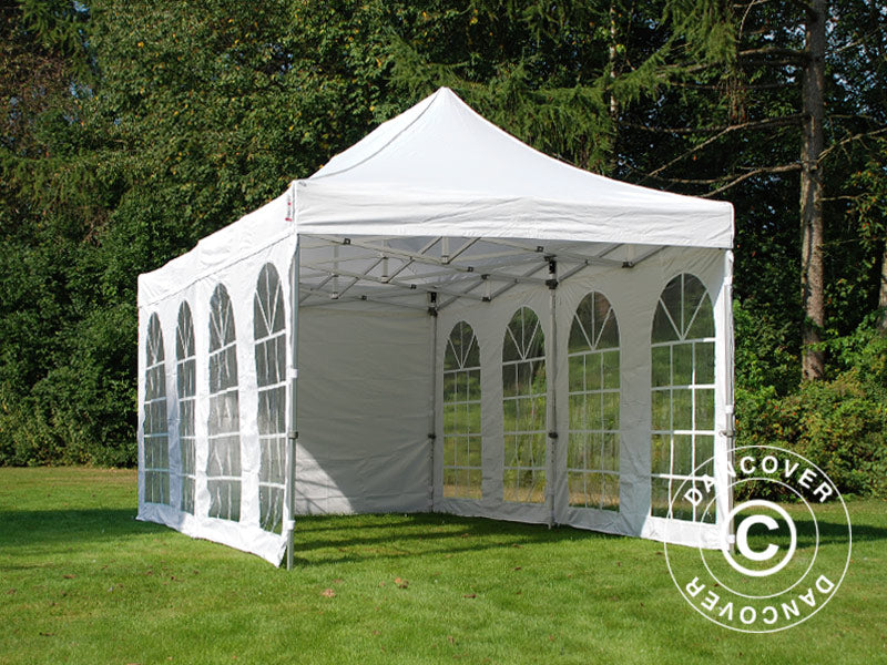 Quick-up telt FleXtents Xtreme 50 Vintage Style 3x6m Hvit, inkl. 6 sider