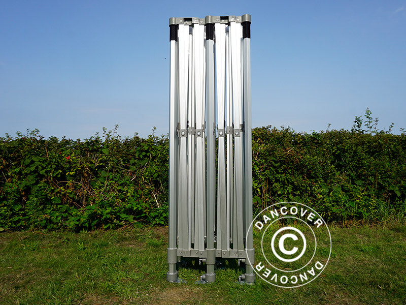 Quick-up telt FleXtents PRO Trapezo 3x6m Grå, inkl. 4 sider