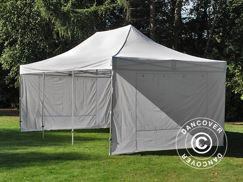 Quick-up telt FleXtents Xtreme 50 Vintage Style 4x6m Hvit, inkl. 8 sider