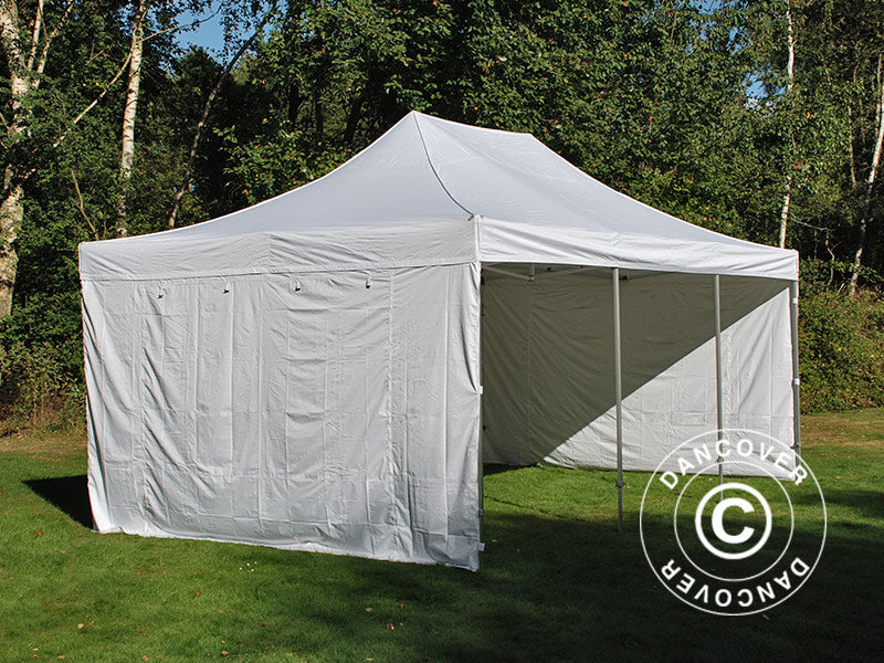 Quick-up telt FleXtents Xtreme 50 Vintage Style 4x6m Hvit, inkl. 8 sider