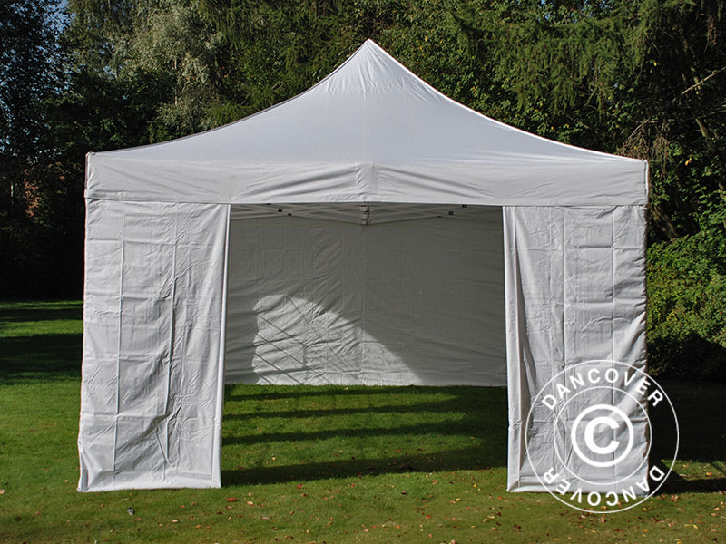 Quick-up telt FleXtents Xtreme 50 Vintage Style 4x8m Hvit, inkl. 6 sider