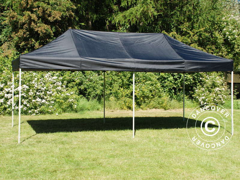 Quick-up telt FleXtents Basic v.3, 3x6m Svart
