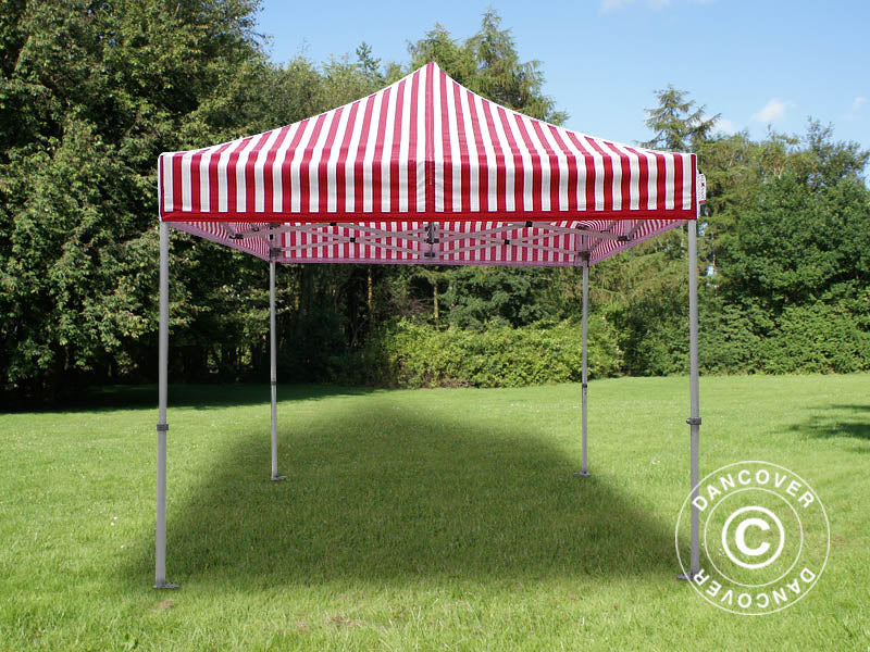 Quick-up telt FleXtents PRO Steel 3x3m Stripet