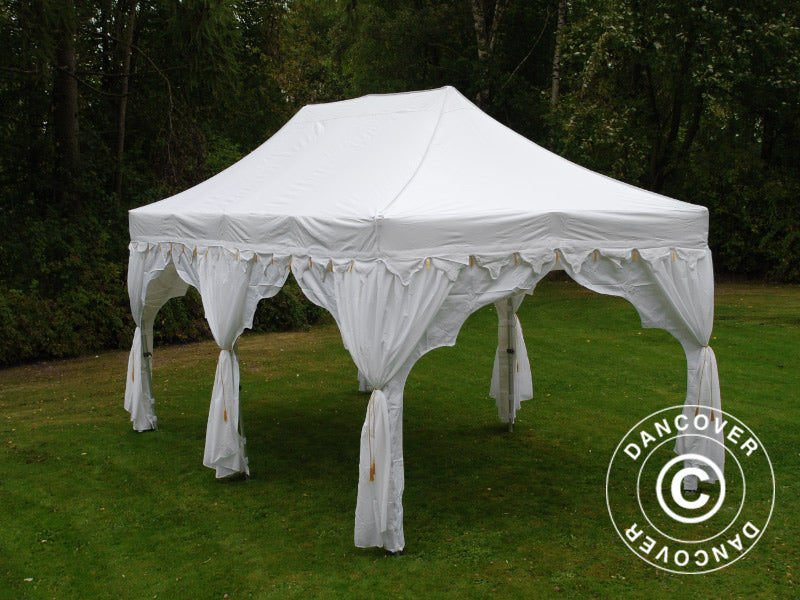 Quick-up telt FleXtents PRO Steel "Raj" 3x6m Hvit/Gull