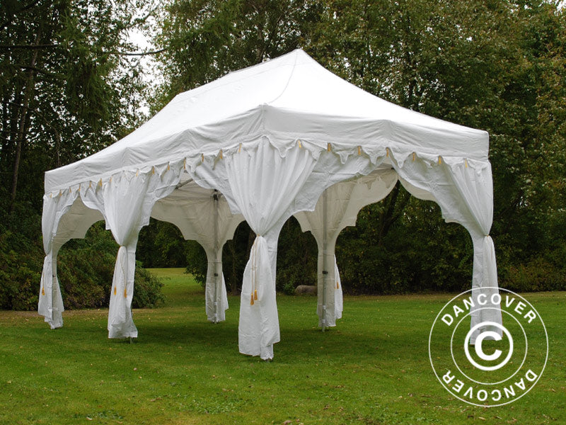 Quick-up telt FleXtents PRO Steel "Raj" 3x6m Hvit/Gull