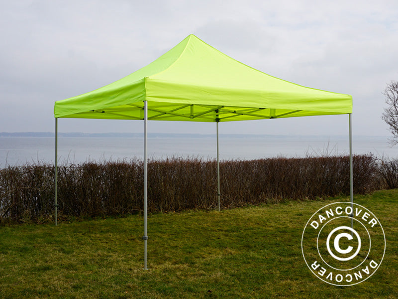 Quick-up telt FleXtents PRO Steel 4x4m Neongul/Grønn