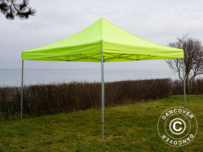 Quick-up telt FleXtents PRO Steel 4x4m Neongul/Grønn