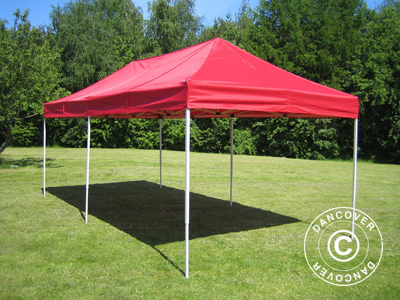 Quick-up telt FleXtents PRO Steel 3x6m Rød