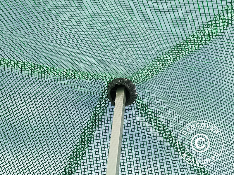 FleX drivhus 2x2m, PE, Transparent/Grønn