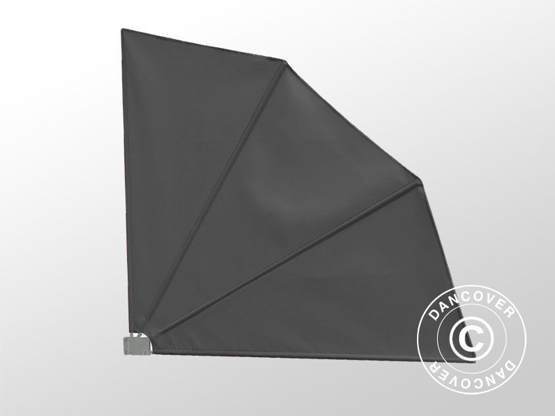 Foldeskjerm 1,4x1,4m, grå