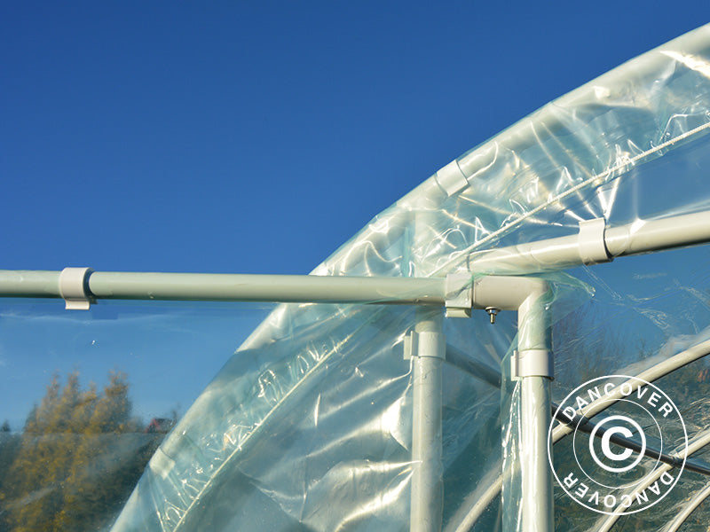 Polytunnel Drivhus 130, 3x4x2,1m, 12m², Transparent