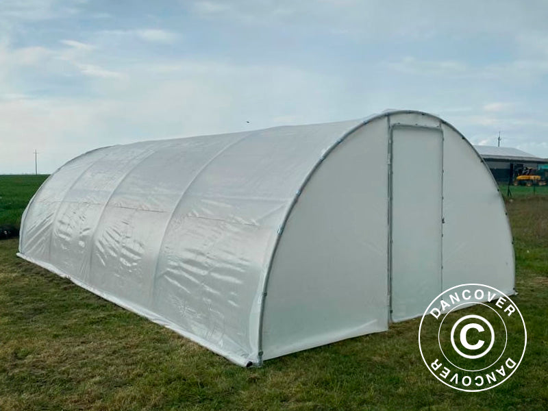 Duk til Polytunnel drivhus 4x10m, 150Mic, Transparent
