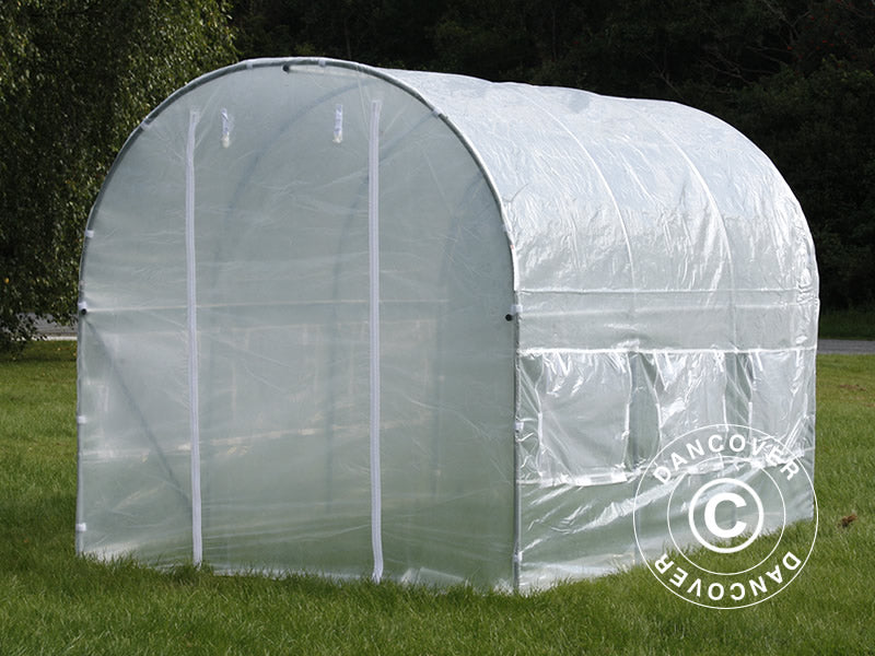 Polytunnel Drivhus 2x3x2m, 6m², Transparent