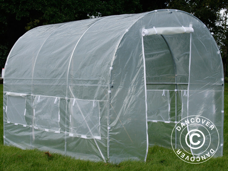 Polytunnel Drivhus 2x3x2m, 6m², Transparent