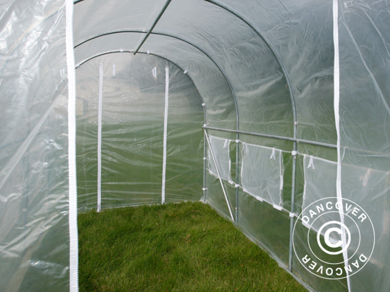 Polytunnel Drivhus 2x3x2m, 6m², Transparent