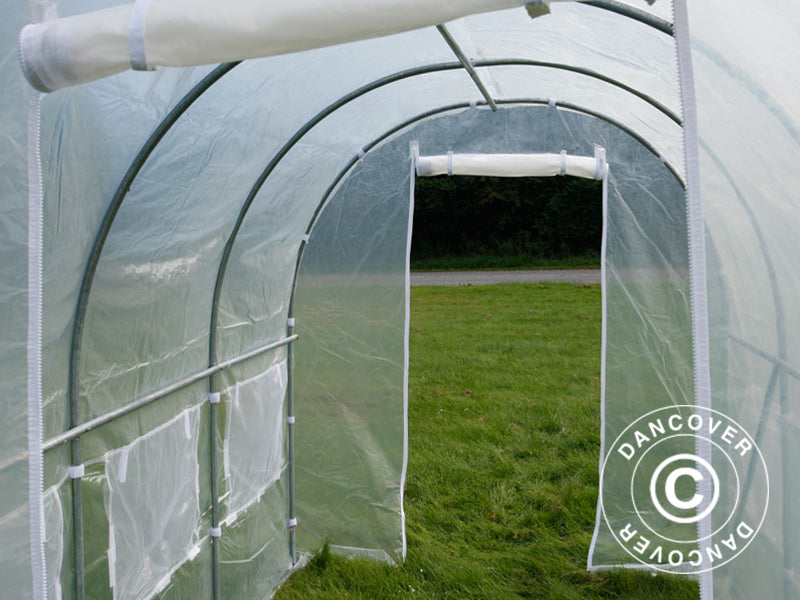 Polytunnel Drivhus 2x3x2m, 6m², Transparent