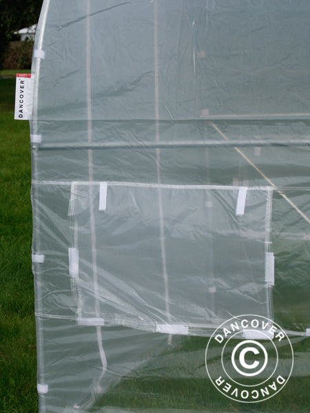 Polytunnel Drivhus 2x3x2m, 6m², Transparent