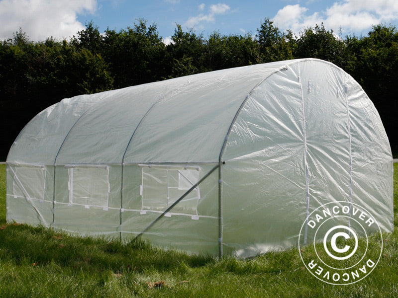 Polytunnel Drivhus 3x3x2m, 9m², Transparent