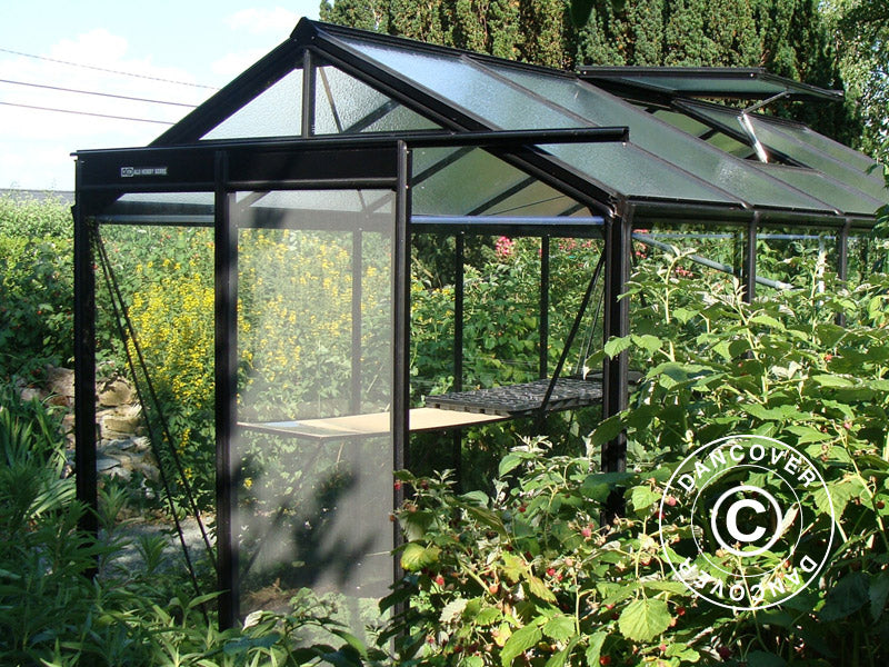 Greenhouse FLORA 2,32x2,98x2,35m Black
