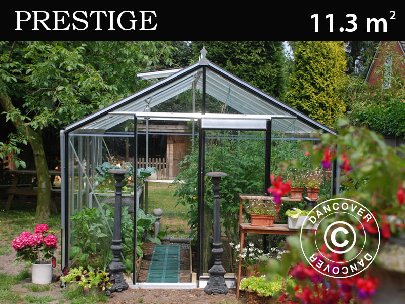Greenhouse FLORA 3,06x3,71x2,59m Alu