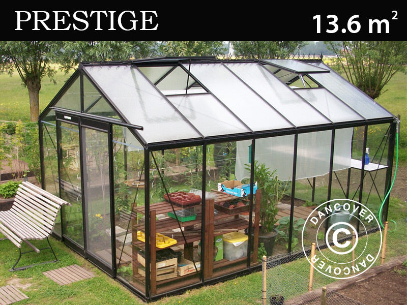 Greenhouse FLORA 3,06x4,45x2,59m Black