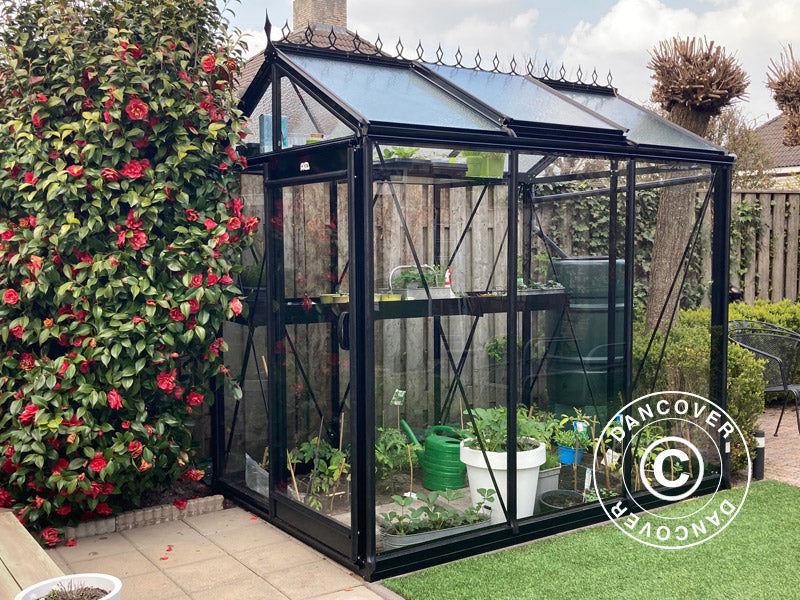 Greenhouse PICCOLO 1,59x2,98x2,21m Black