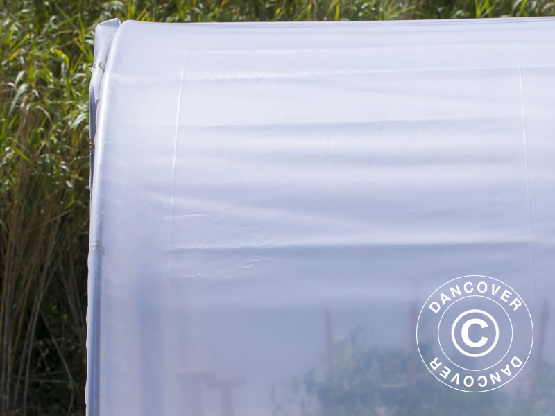 Forlengelse til polytunnel drivhus 1,5m, 6,75m², transparent