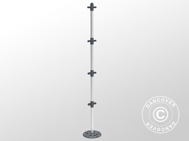 Klatrestøtte, TOMATO BUDDY, Antrasitt/Sølv