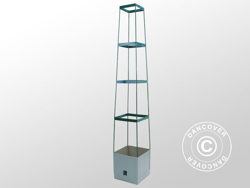 Plantetårn Maxitom, 0,25x0,25x1,5m, Antrasitt