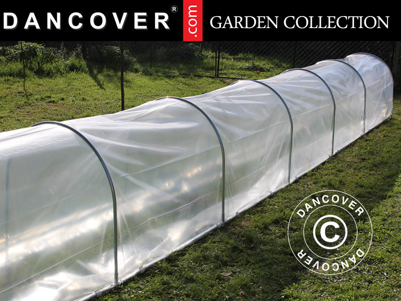 Drivhustunnel, 0,8x2,5x0,8m, Transparent