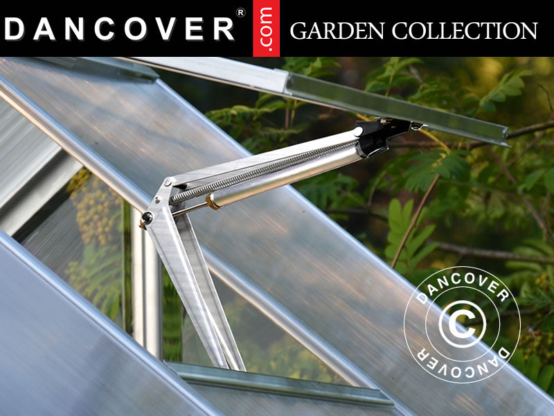 Automatisk vindusåpner til drivhuset, Palram/Canopia, Sølvfarget