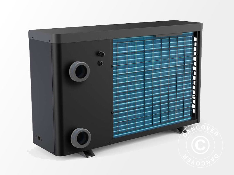 Varmepumpe til basseng, WiFi, 9Kw, metall BARE 1 STK. IGJEN