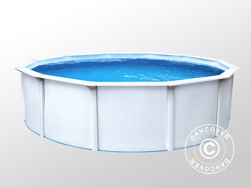 Basseng Classic 120 Ø550cm, Hvit BARE 1 STK. IGJEN