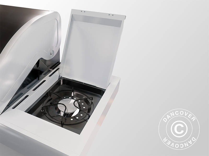 Gassgrill Barbecook Siesta 310, 56x124x118cm, svart