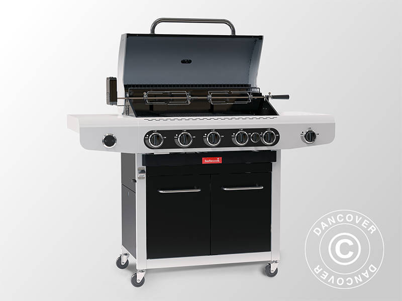 Gassgrill Barbecook Siesta 612, 56x142x118cm, svart