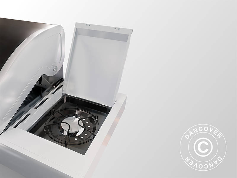 Gassgrill Barbecook Siesta 612, 56x142x118cm, svart