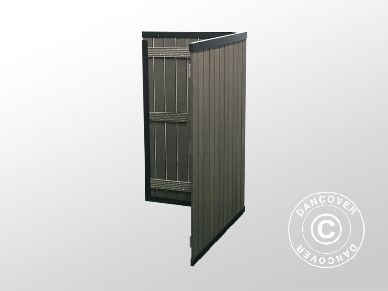 Søppelskur 0,68x0,84x1,13m, Antrasitt