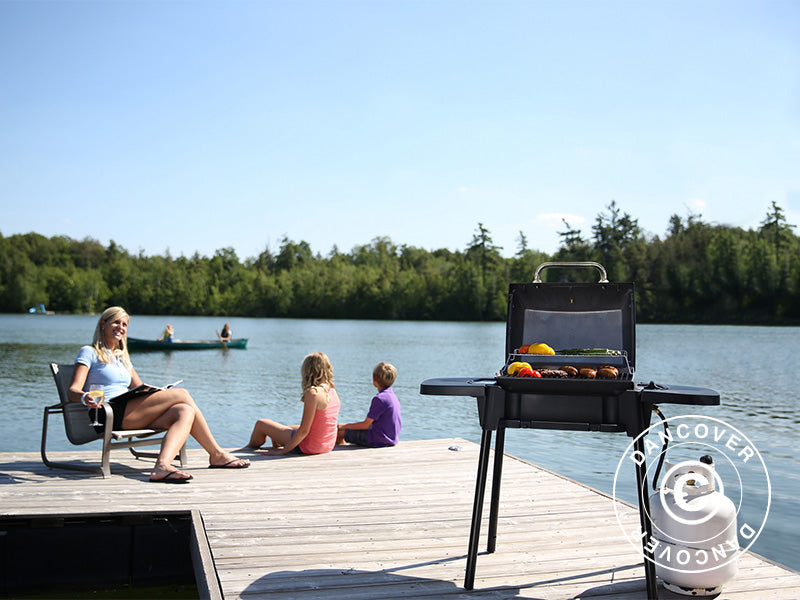 Gassgrill Broil King® Porta Chef 120, 52x117x93cm, Svart