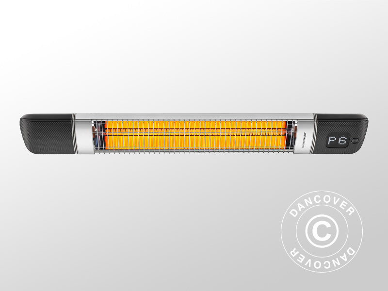 Patio Heater SMARTY-WL w/RC, 2500 W, Black