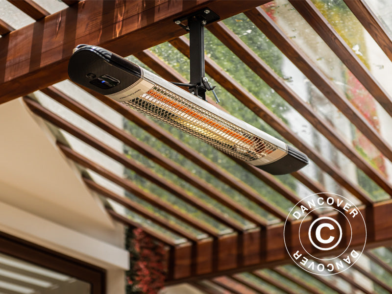 Patio Heater SMARTY-WL w/RC, 2500 W, Black