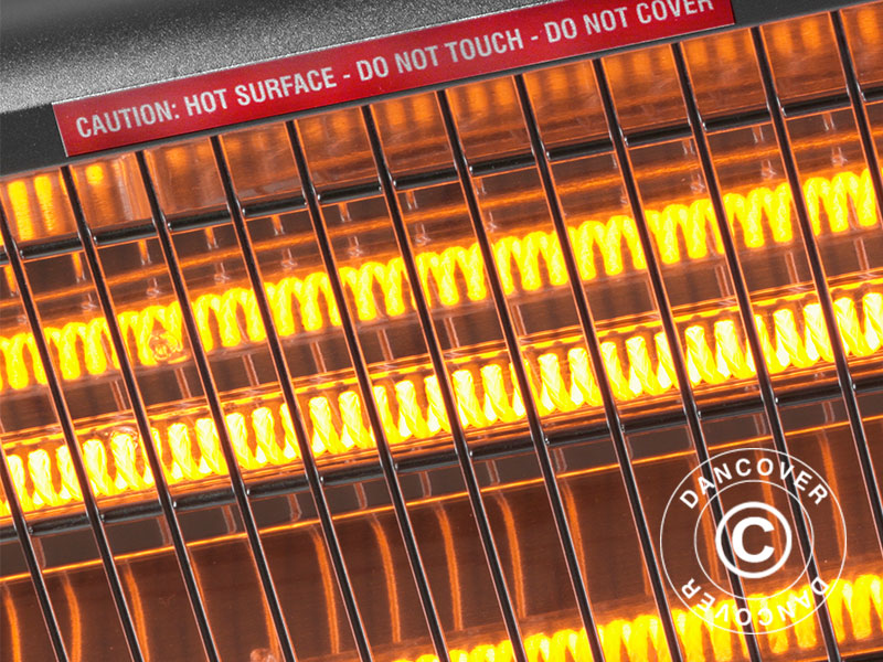 Terrassevarmer TH 1800R Comfort med fjernkontroll