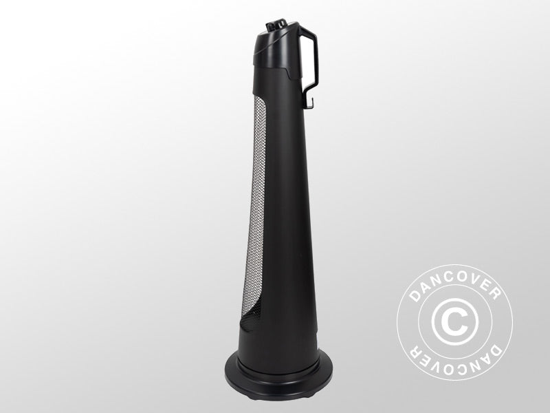 Terrassevarmer Q-Tower 1200, 1200W, Svart