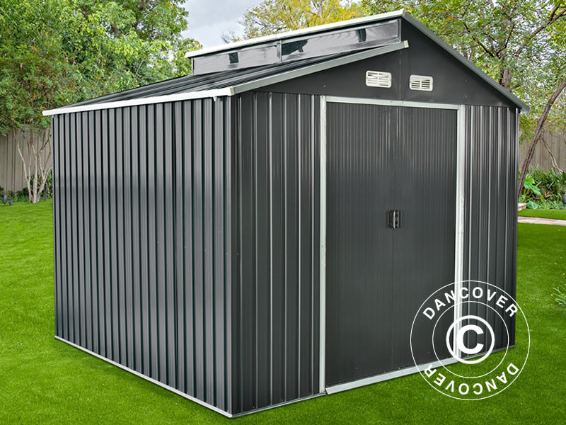 Redskapsbod m/skylight 2,35x1,73x2,25m ProShed®, Antrasitt