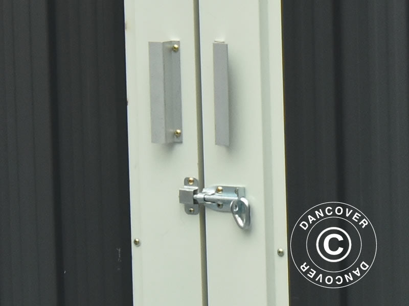 Sykkelskur 2,06x2,04x1,63m, 4,2m², Antrasitt/Hvitt