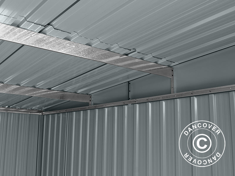 Redskapsbod m/skylight 2,38x2,79x2,02m, 6,64m², ProShed®, Antrasitt