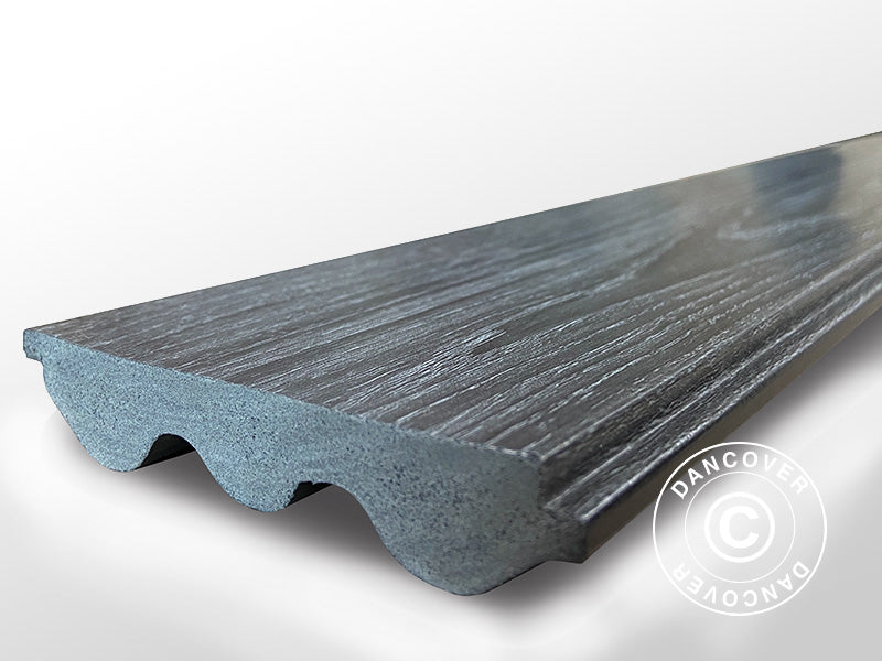 Vedskjul, høybed, GPPS, 1,5x0,5x1m, 0,75m², Grå BARE
2 STK. IGJEN