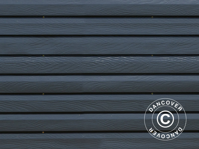 Redskapsbod mot vegg Arrow 1,24x2,03x2,08m, 2,38m², Antrasitt