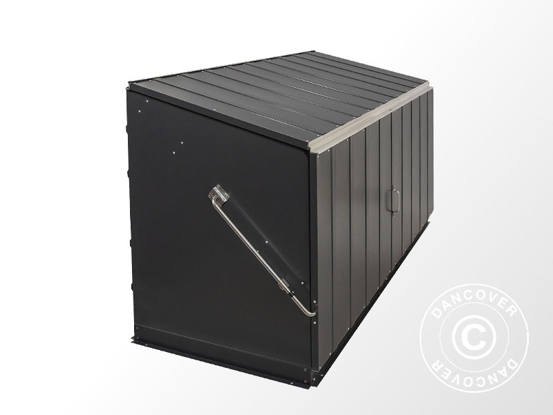 Puteboks, Storeguard, Trimetall ,1,96x0,89x1,13m, 1,74m², Antrasitt